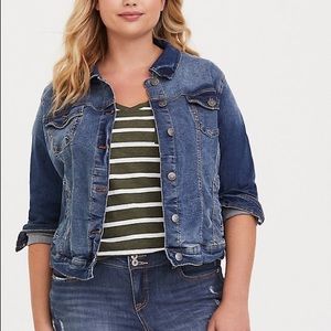 Torrid Denim Jacket Size 4